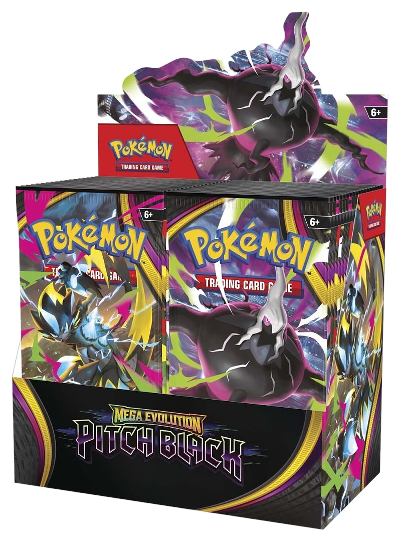Pokémon TCG Pitch Black booster display